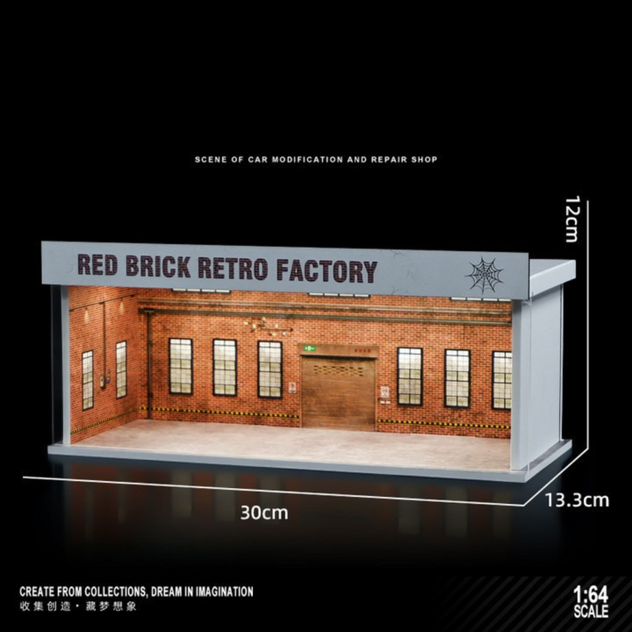 1:64 Collector’s Parking Garage – LED Light Simulation Car Model Display Box